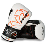 RIVAL GLOVES RS11V BOXING VELCRO WHITE/BLACK - MSM FIGHT SHOP