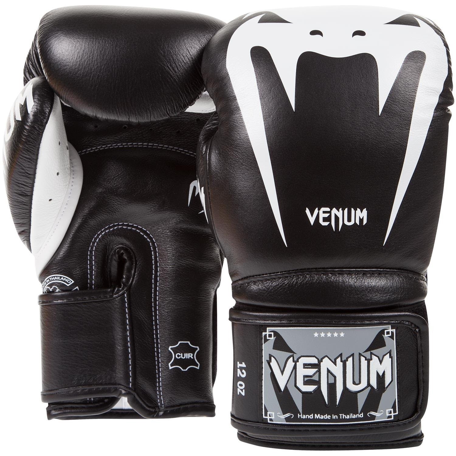 MSM Fight Shop | Venum Giant 3.0 Velcro Boxing Gloves - Black