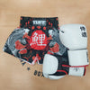 TUFF MUAY THAI SHORTS JAPANESE KOI BLACK/RED