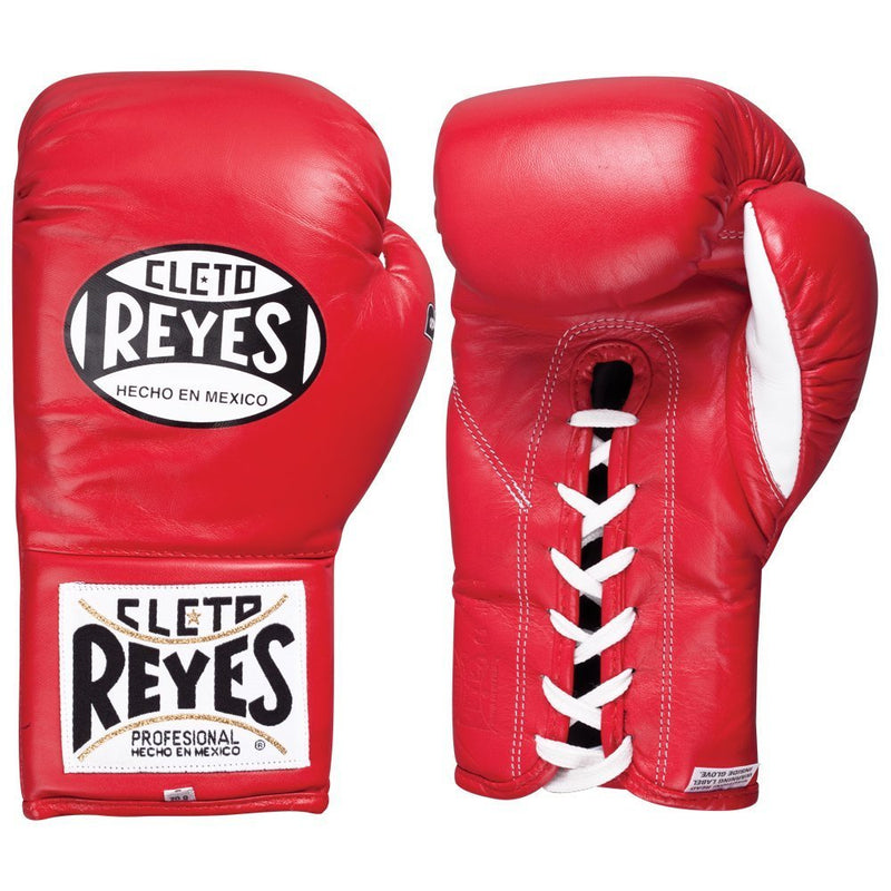 CLETO REYES FIGHT GLOVES TRADITIONAL LACE RED - MSM FIGHT SHOP
