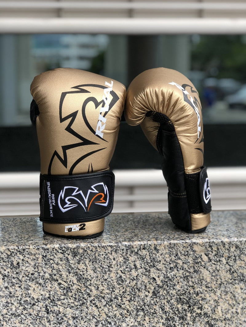 Rival boxing gloves gold rs11v