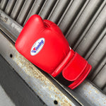 WINNING GLOVES HOOK AND LOOP BOXING RED