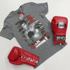 MUHAMMAD ALI SHIRT GOAT JAB HEATHER GREY $26.99