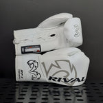 RIVAL GLOVES LACE RFX GUERRERO PRO FIGHT HDE-F WHITE
