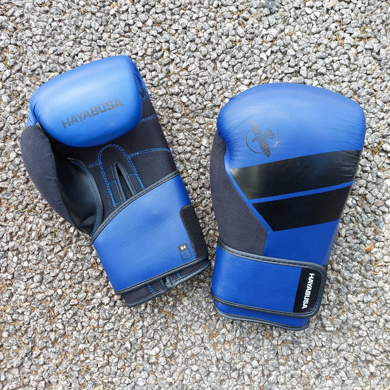 HAYABUSA GLOVES S4 BOXING GLOVES BLUE/BLACK