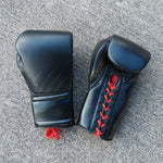 TITLE COVERT BOXING GLOVES LACE LEATHER
