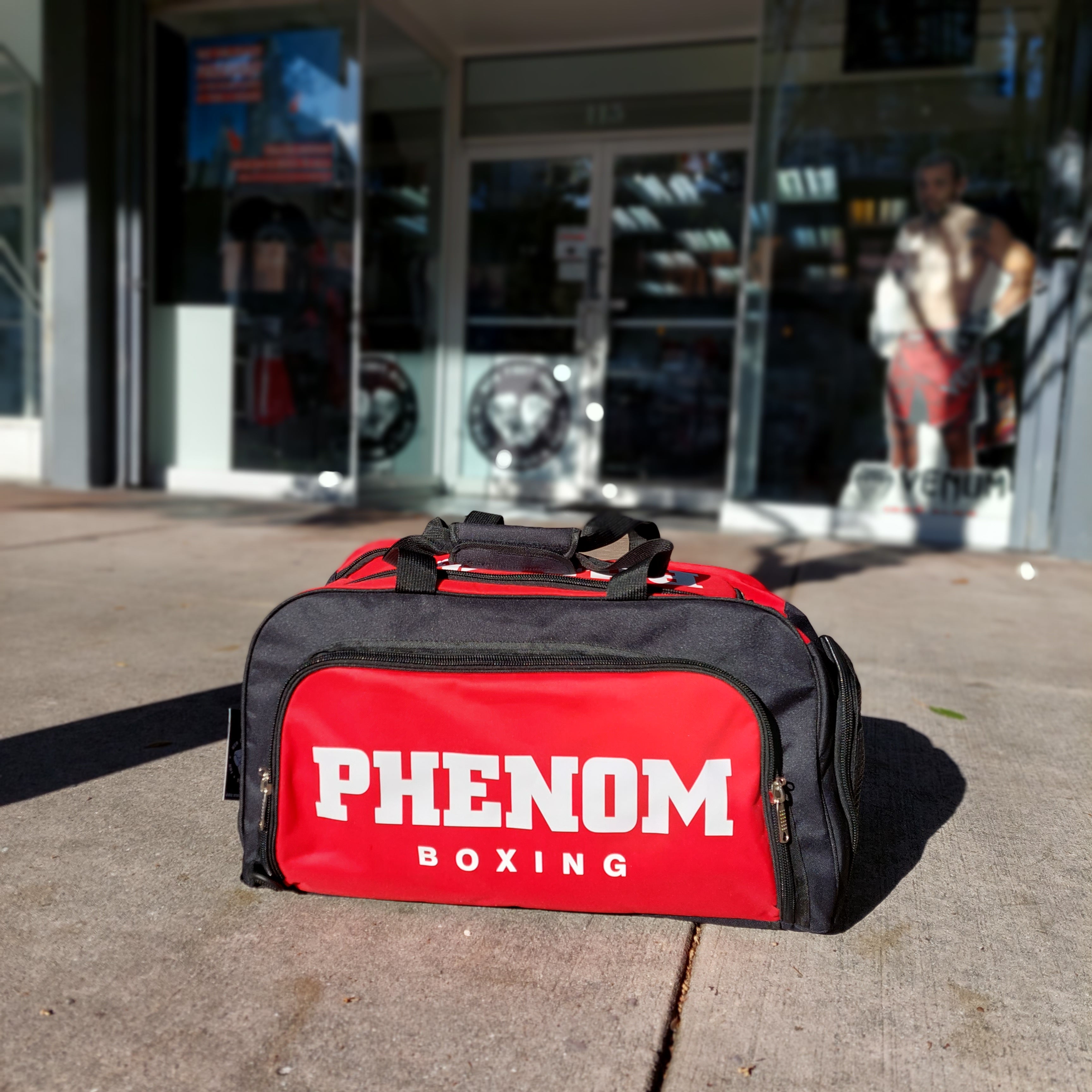 PHENOM BOXING BAG BOXING GYM BAG RED/BLACK – MSM FIGHT SHOP