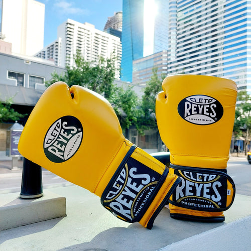 CLETO REYES GLOVES HOOK AND LOOP BOXING YELLOW