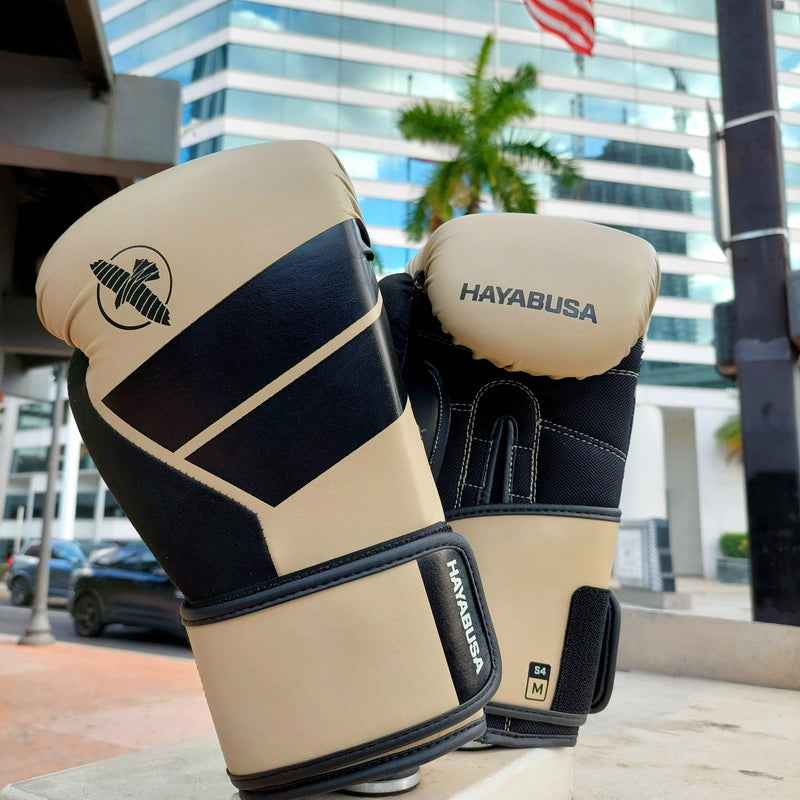 HAYABUSA GLOVES S4 BOXING GLOVES DESERT STORM