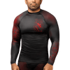 HAYABUSA RASHGUARD GEO L/S BLACK/RED