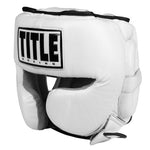 TITLE HEADGEAR LEATHER SPARRING JAPAN STYLE - WHITE