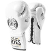 CLETO REYES FIGHT GLOVES SAFETEC BOXING LACE WHITE - MSM FIGHT SHOP