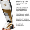 HAYABUSA SHINGUARDS T3 MMA IN STEP WHITE GOLD