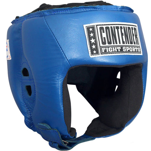 CONTENDER HEADGEAR COMPETITION APPROVED AHG1 BLUE - MSM FIGHT SHOP