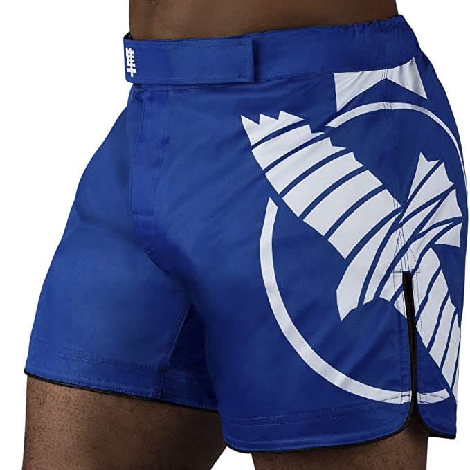 HAYABUSA SHORTS ICON MID THIGH BLUE/WHITE