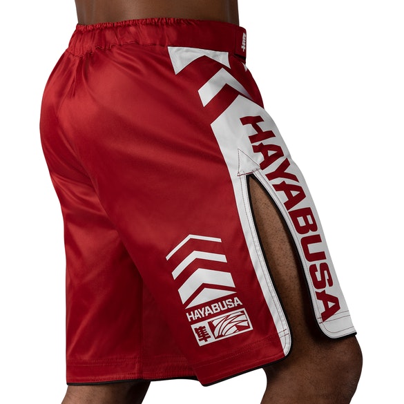 HAYABUSA SHORTS ICON LONG RED/WHITE