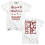 MUHAMMAD ALI SHIRT TRAINING CAMP DEER LAKE WHITE/RED