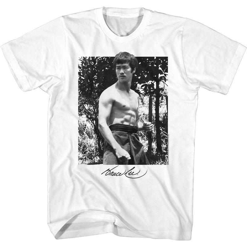 BRUCE LEE SHIRT PORTRAIT WHITE/BLACK