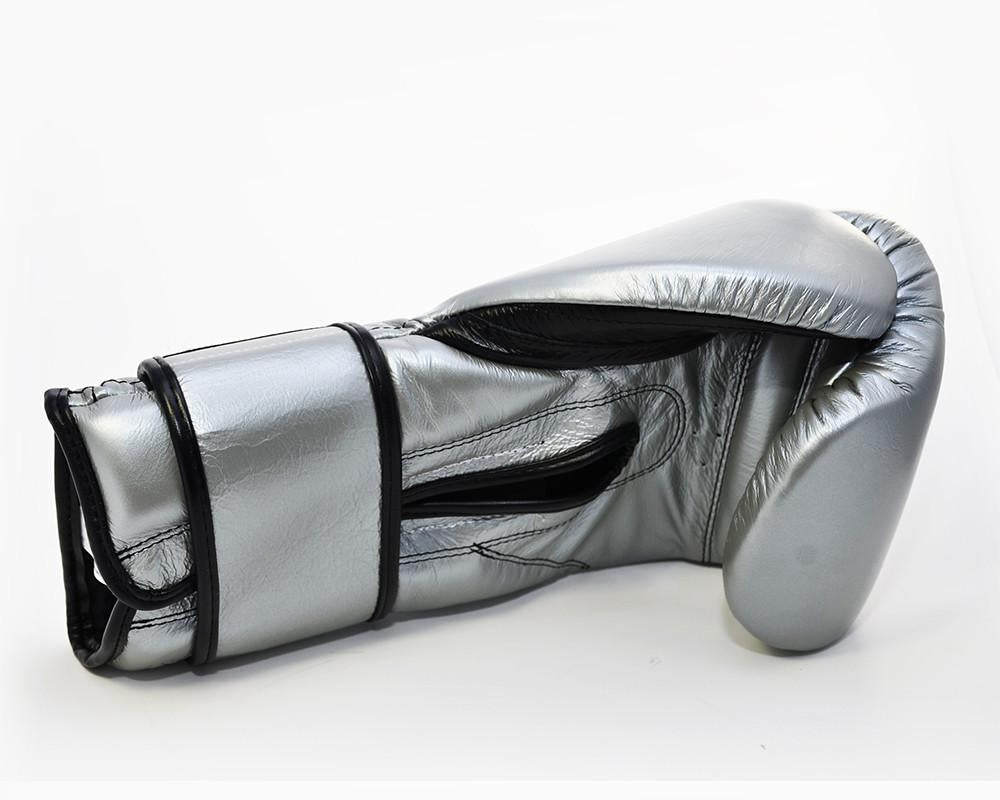 CLETO REYES GLOVES HOOK AND LOOP SILVER TITANIUM – MSM FIGHT SHOP