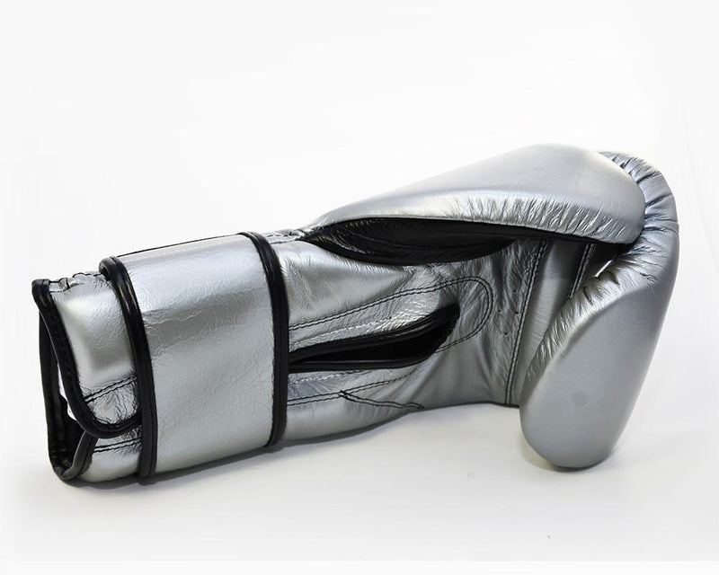 CLETO REYES GLOVES VELCRO PLATNIUM SILVER - MSM FIGHT SHOP