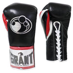 GRANT WORLDWIDE FIGHT GLOVES PUNCHERS BLACK/RED/WHITE