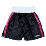 VICTORY BOXING SHORTS MIAMI VICE SERIES BLACK