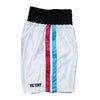 WHITE BLUE AND PINK MIAMI BOXING SHORTS