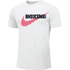 NIKE SHIRT MEN'S BOXING RAWDACIOUS TEE WHITE/RED/BLACK