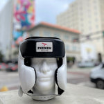 PHENOM BOXING HEADGEAR ELITE SHG200 CHEEK BLACK/WHITE