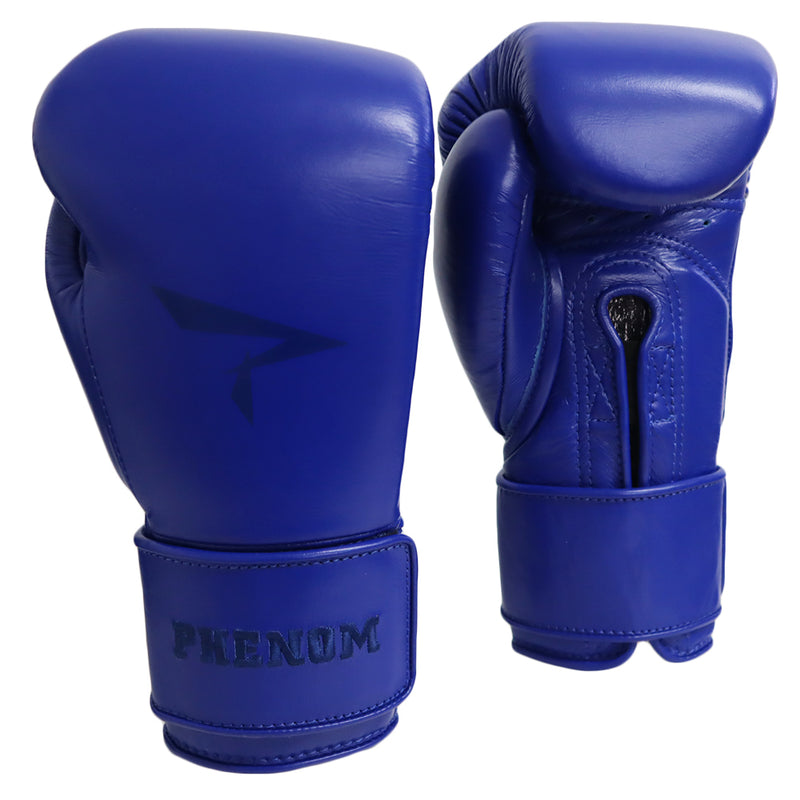 PHENOM BOXING GLOVES ELITE SG210S HOOK AND LOOP LEATHER BLUE