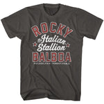 ROCKY SHIRT ITALIAN STALION CHARCOAL GREY/WHITE