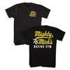 ROCKY SHIRT 76 MICKS BOXING GYM BLACK/YELLOW