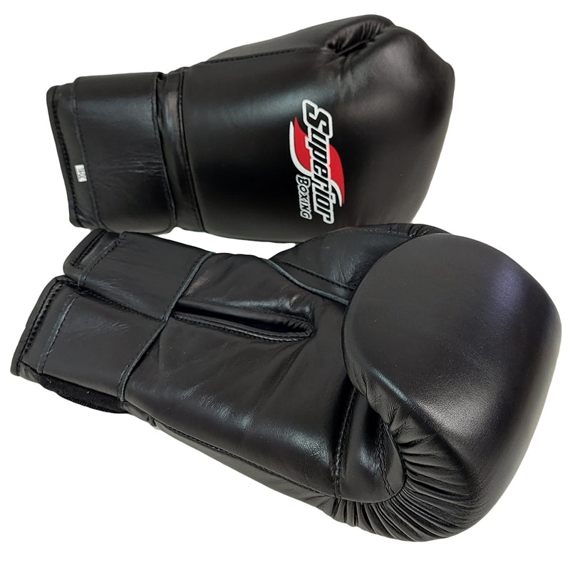 SUPERIOR GLOVES BOXING JAPAN STYLE HOOK & LOOP BLACK