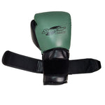 SUPERIOR GLOVES SUPER SAFETY SPARRING HOOK & LOOP BLACK/ GREEN