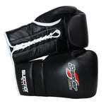 SUPERIOR GLOVES BOXING JAPAN STYLE BLACK LACE UP V.2