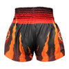 TUFF MUAY THAI SHORTS TIGER POWER BLACK/ORANGE