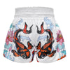 TUFF MUAY THAI SHORTS KOI FISH WHITE/ORANGE