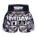 TUFF MUAY THAI SHORTS TIGER CAMO/GREY