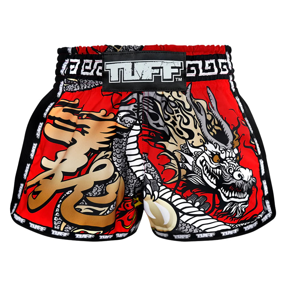 RSGO Retro Muay Thai Shorts GOLD