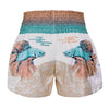 TUFF MUAY THAI SHORTS SUPER DELTA WHITE/PINK/BLUE