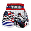 TUFF MUAY THAI SHORTS UNCLE SAM WHITE/BLUE/RED