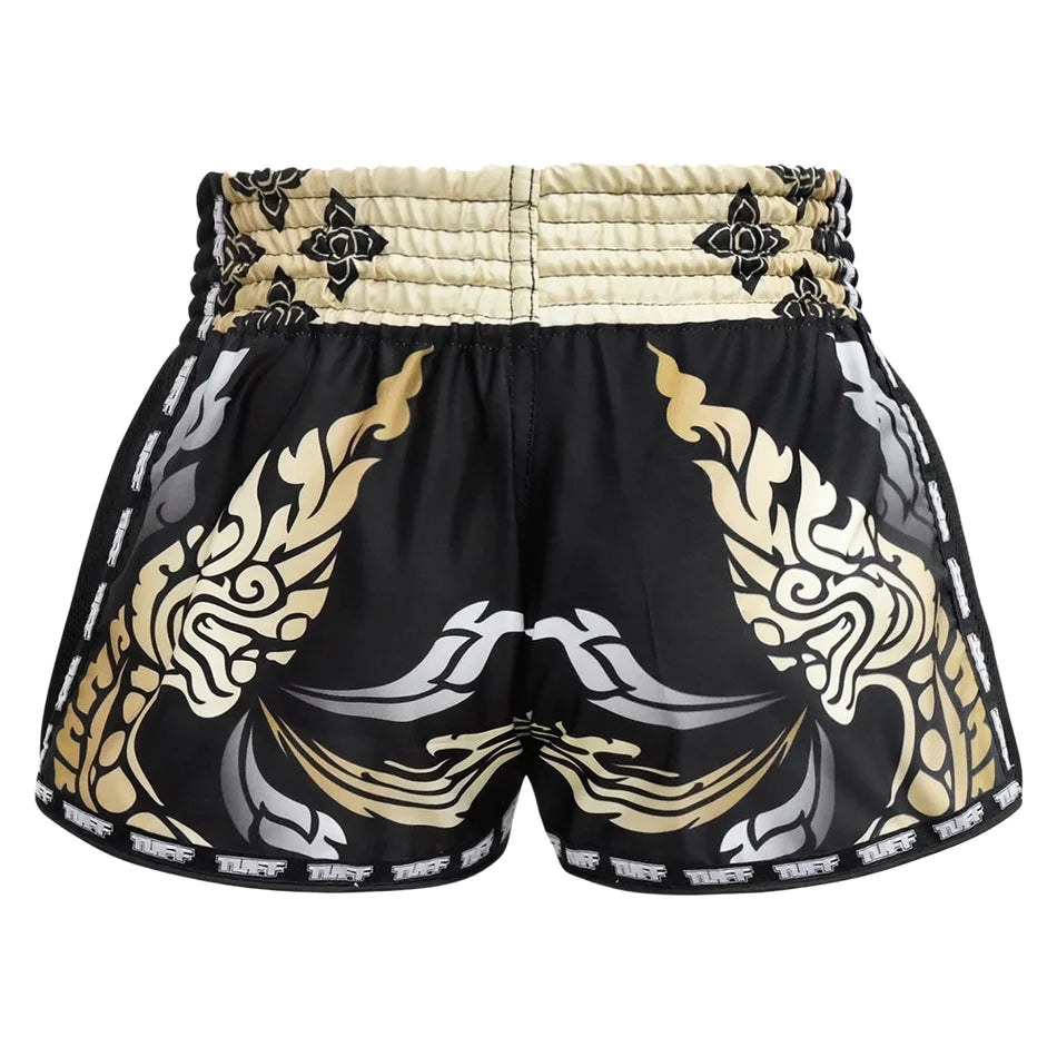 RSGO Retro Muay Thai Shorts GOLD