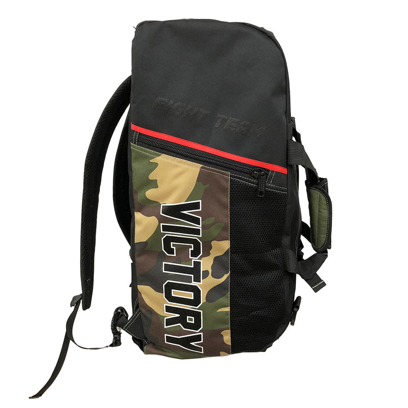 VICTORY BAG FIGHT TEAM V2 CONVERTIBLE BACKPACK CAMO / BLACK / RED