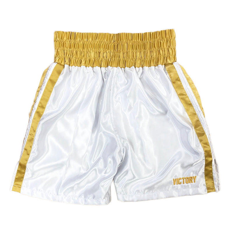 VICTORY BOXING SHORTS VICE SERIES WHITE/GOLD