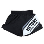 VICTORY FIGHT SHORTS HYBRID V2 BLACK /GREY