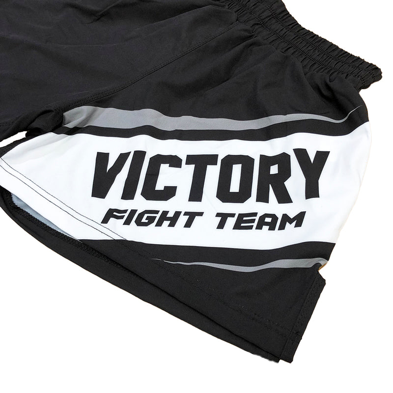 VICTORY FIGHT SHORTS HYBRID V2 BLACK /GREY