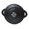 VICTORY PUNCH SHIELD LEATHER BLACK/SILVER
