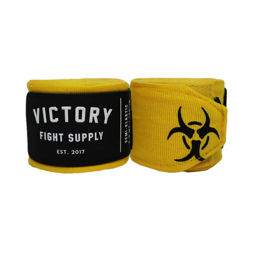 VICTORY HANDWRAPS CAUTION SEMI STRETCH 4.5 METER 180" YELLOW