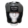 VICTORY HEADGEAR CHEEK LEATHER SAVAGE SERIES OS BLACK/GREY/WHITE