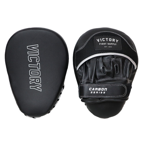 VICTORY FOCUS MITTS CURVED CARBON BLACK / SILVER